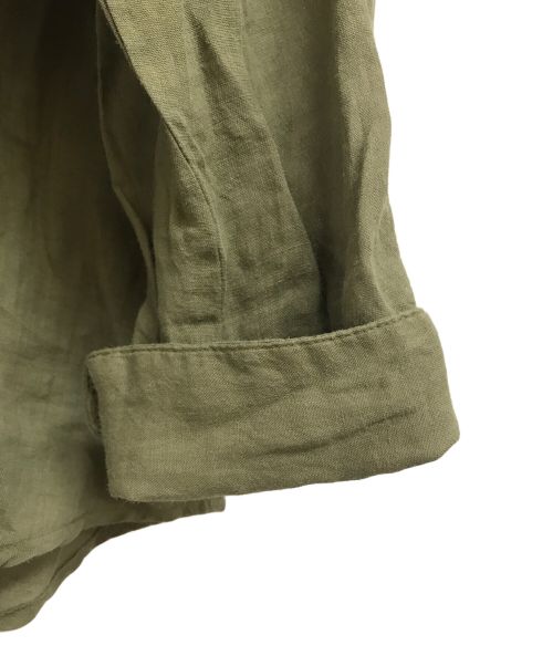 Loungedress（ラウンジドレス）Loungedress (ラウンジドレス) リネンバックタイシャツ オリーブ サイズ:FREEの古着・服飾アイテム