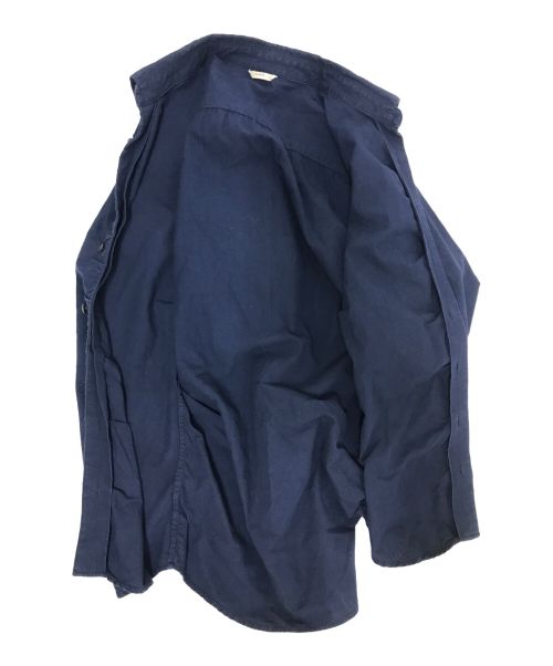 ARTS&SCIENCE（アーツアンドサイエンス）ARTS&SCIENCE (アーツアンドサイエンス) 藍染コットンヘンプシャツ ネイビー サイズ:1の古着・服飾アイテム