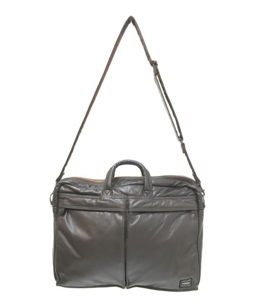 PORTER（ポーター）PORTER (ポーター) 2WAY BRIEFCASE ブラウン サイズ:下記参照の古着・服飾アイテム