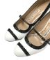 中古・古着 Manolo Blahnik (マノロブラニク) レザーストラップパンプス ホワイト サイズ:34 1/2：4500円