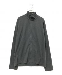 AVIREX（アヴィレックス）の古着「DAILY RIB L/S STAND ZIP JKT」｜グレー