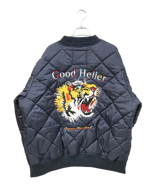good heller（グッドヘラー）good heller (グッドヘラー) SUVENIR QUILTING JACKET ネイビー サイズ:XLの古着・服飾アイテム