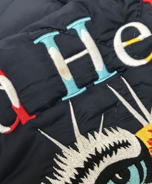 good heller（グッドヘラー）good heller (グッドヘラー) SUVENIR QUILTING JACKET ネイビー サイズ:XLの古着・服飾アイテム