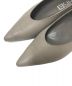 中古・古着 SHISEI (シセイ) POINTED U PUMPS グレー サイズ:37：8000円