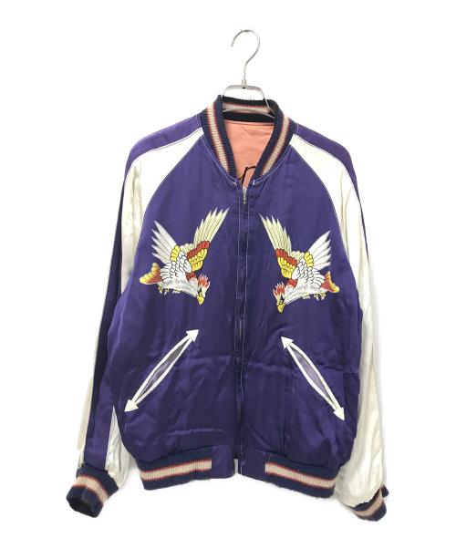 テーラー東洋（テーラートウヨウ）テーラー東洋 (テーラートウヨウ) SOUVENIR JACKET パープル×オレンジ サイズ:小の古着・服飾アイテム