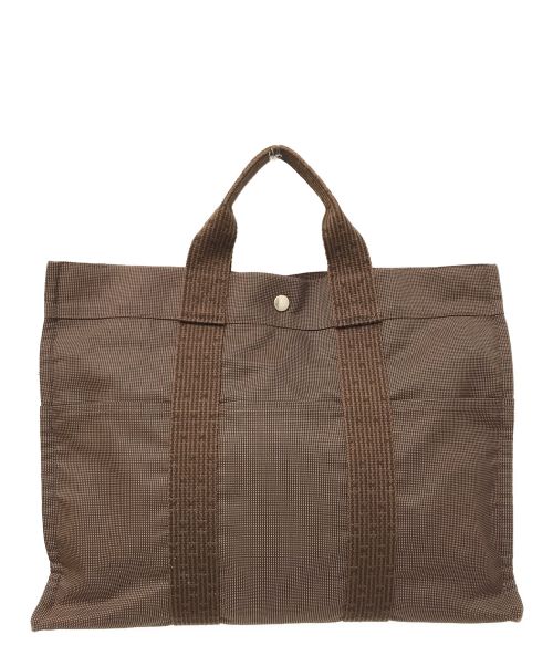 HERMES（エルメス）HERMES (エルメス) エールラインMM トートバッグ ブラウン サイズ:下記参照の古着・服飾アイテム