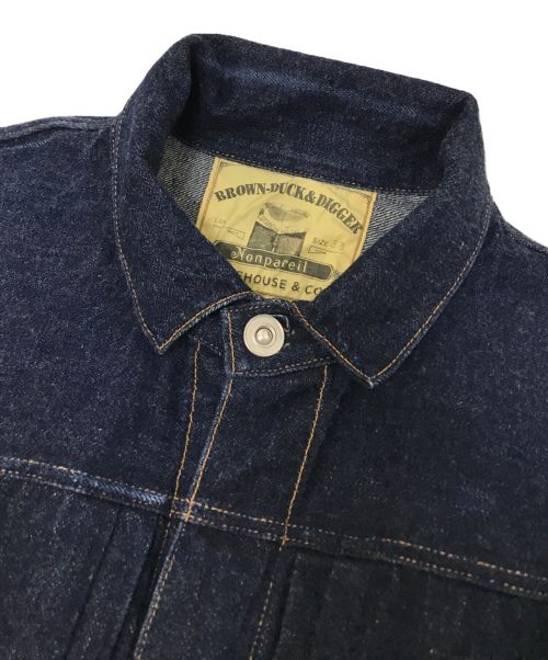 WAREHOUSE（ウエアハウス）WAREHOUSE (ウエアハウス) NONPAREIL BLOUSE インディゴ サイズ:38の古着・服飾アイテム