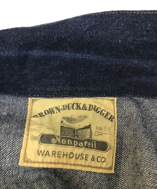 WAREHOUSE（ウエアハウス）WAREHOUSE (ウエアハウス) NONPAREIL BLOUSE インディゴ サイズ:38の古着・服飾アイテム