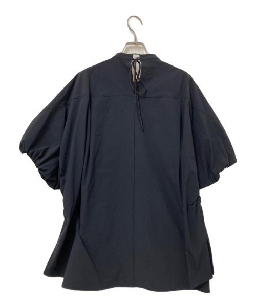 HEREIAM（ヘレイアム）HEREIAM (ヘレイアム) ナイロンブラウス ブラック サイズ:Fの古着・服飾アイテム