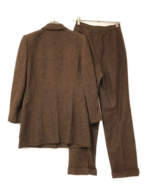 LEONARD FASHION（レオナールファッション）LEONARD FASHION (レオナールファッション) セットアップスーツ ブラウン サイズ:38の古着・服飾アイテム