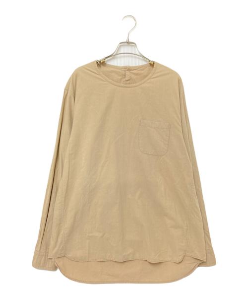 STEVEN ALAN（スティーブンアラン）STEVEN ALAN (スティーブンアラン) AZM BIG/GZ P/OVER/シャツ ベージュ サイズ:Mの古着・服飾アイテム