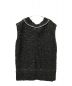 Liyoca (リヨカ) ツイード編みオーバーベスト ブラック サイズ:下記参照：6000円