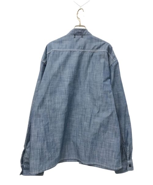 good heller（グッドヘラー）good heller (グッドヘラー) シャンブレーワークシャツ インディゴ サイズ:FREEの古着・服飾アイテム