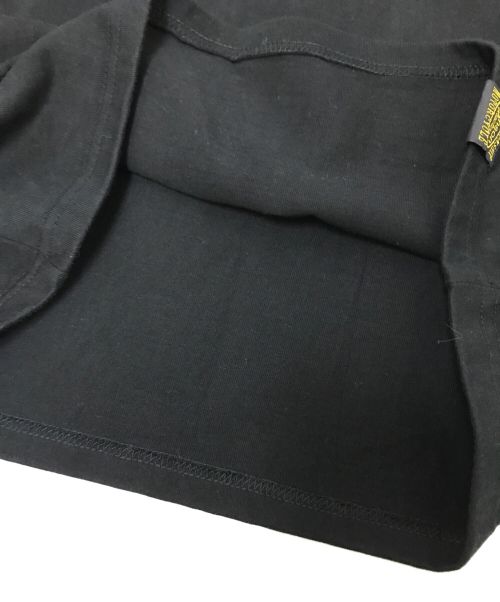 VANSON（バンソン）VANSON (バンソン) 刺繍パーカー ブラック サイズ:Sの古着・服飾アイテム