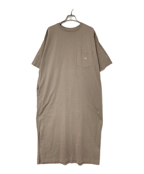 THE NORTH FACE（ザ ノース フェイス）THE NORTH FACE (ザ ノース フェイス) 5.5oz H/S Crew Neck Dress ベージュ サイズ:Mの古着・服飾アイテム