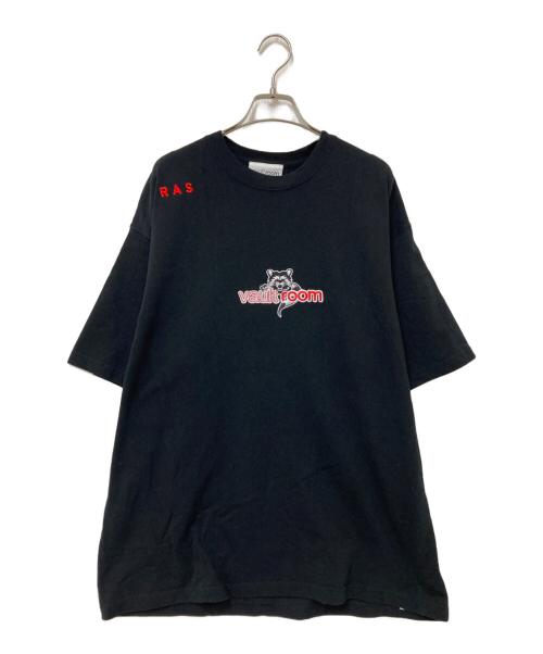 vault room（ボルトルーム）vault room (ボルトルーム) Ras by 刺繍Tシャツ ブラック サイズ:Lの古着・服飾アイテム