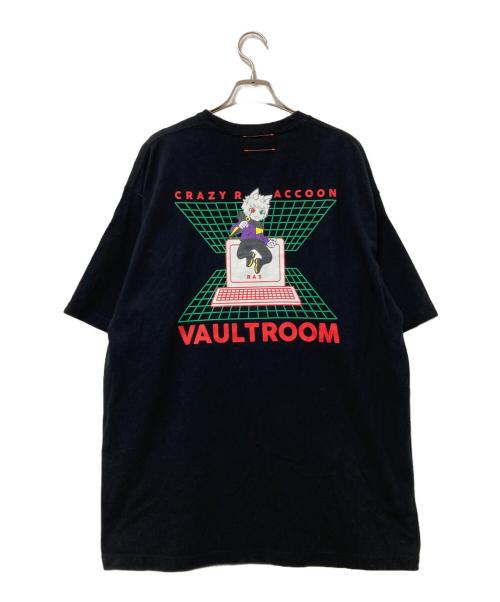 vault room（ボルトルーム）vault room (ボルトルーム) Ras by 刺繍Tシャツ ブラック サイズ:Lの古着・服飾アイテム