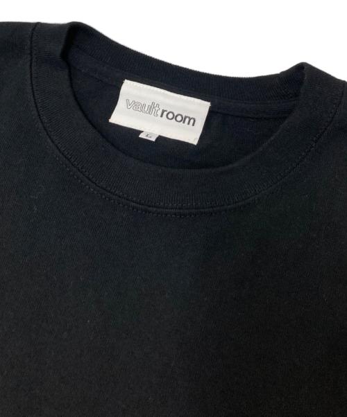 vault room（ボルトルーム）vault room (ボルトルーム) Ras by 刺繍Tシャツ ブラック サイズ:Lの古着・服飾アイテム