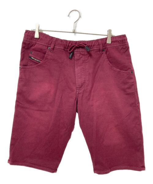 DIESEL（ディーゼル）DIESEL (ディーゼル) ショートパンツ レッド サイズ:W32の古着・服飾アイテム