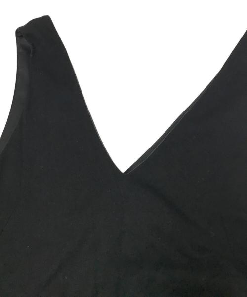 23区（ニジュウサンク）23区 (ニジュウサンク) 【洗える】ポリバレントポンチ ジャンパースカート ブラック サイズ:40の古着・服飾アイテム