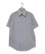 VERSACE CLASSICヴェルサーチクラシック）の古着「ストライプシャツ」｜ブラック