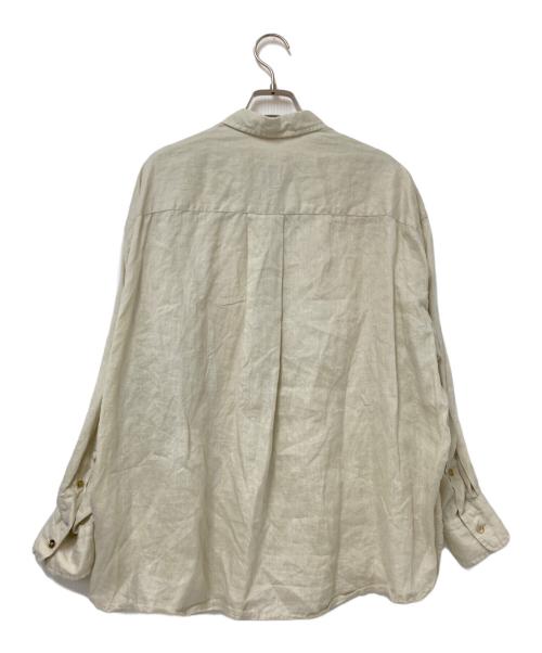 Spick and Span（スピック＆スパン）Spick and Span (スピックアンドスパン) リネンビックシャツ ベージュ サイズ:Fの古着・服飾アイテム