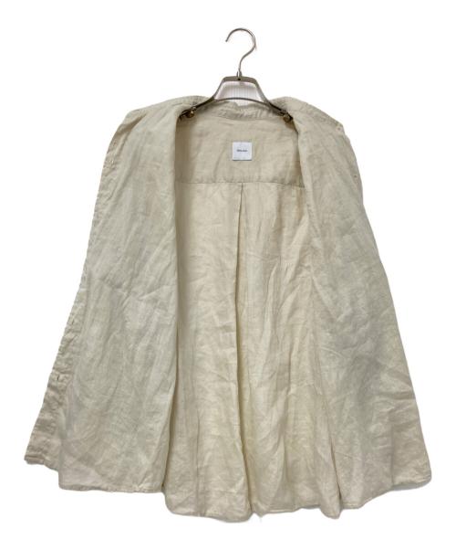 Spick and Span（スピック＆スパン）Spick and Span (スピックアンドスパン) リネンビックシャツ ベージュ サイズ:Fの古着・服飾アイテム