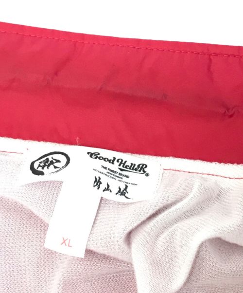 good heller（グッドヘラー）good heller (グッドヘラー) UCHIYAMA AMERICAN LOGO COACH JACKET レッド サイズ:XLの古着・服飾アイテム