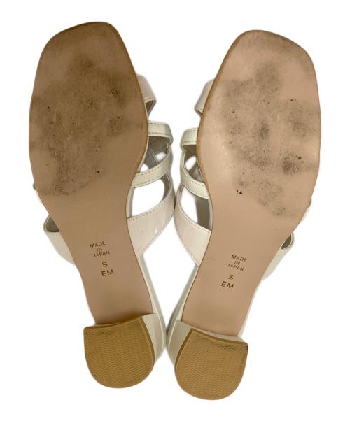 DIANA（ダイアナ）DIANA (ダイアナ) MIXファブリックサンダル アイボリー サイズ:Sの古着・服飾アイテム