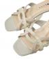 中古・古着 DIANA (ダイアナ) MIXファブリックサンダル アイボリー サイズ:S：4480円
