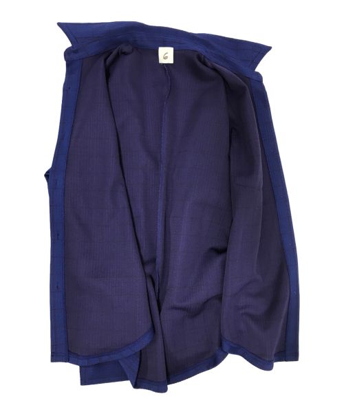 6(ROKU) BEAUTY&YOUTH（ロク ビューティーアンドユース）6(ROKU) BEAUTY&YOUTH (ロク ビューティーアンドユース) CHECK CUTSEW SHIRT ブルー サイズ:下記参照の古着・服飾アイテム