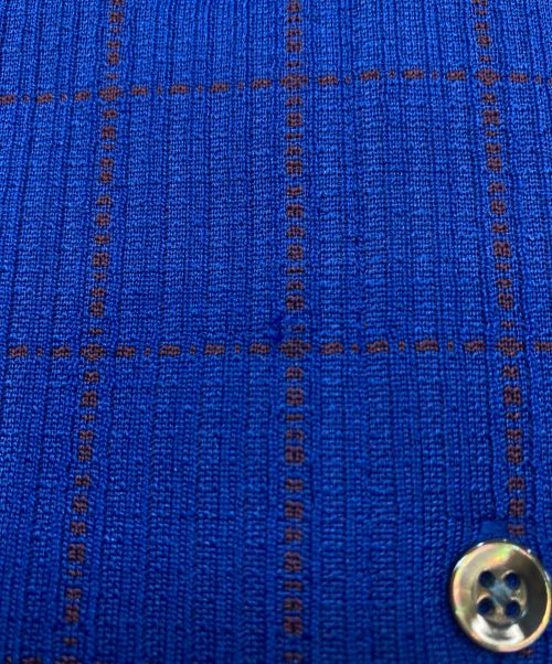 6(ROKU) BEAUTY&YOUTH（ロク ビューティーアンドユース）6(ROKU) BEAUTY&YOUTH (ロク ビューティーアンドユース) CHECK CUTSEW SHIRT ブルー サイズ:下記参照の古着・服飾アイテム