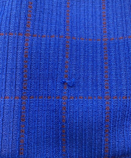 6(ROKU) BEAUTY&YOUTH（ロク ビューティーアンドユース）6(ROKU) BEAUTY&YOUTH (ロク ビューティーアンドユース) CHECK CUTSEW SHIRT ブルー サイズ:下記参照の古着・服飾アイテム