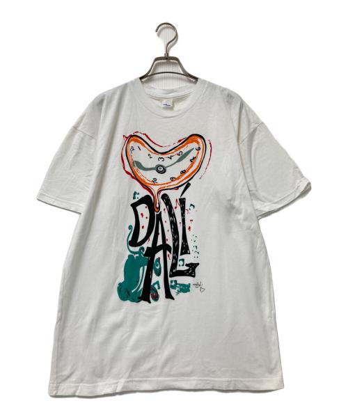 maf sana（マフ サナ）maf sana (マフ サナ) Salvador DaliプリントTシャツ ホワイト サイズ:XLの古着・服飾アイテム