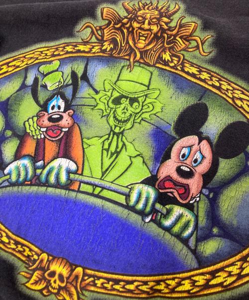 Disneyland（ディズニーランド）Disneyland (ディズニーランド) Haunted Mansion Tシャツ ブラック サイズ:Sの古着・服飾アイテム