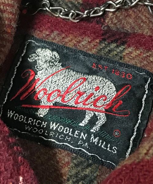 WOOLRICH（ウールリッチ）WOOLRICH (ウールリッチ) フーデッドコート レッド サイズ:下記参照の古着・服飾アイテム