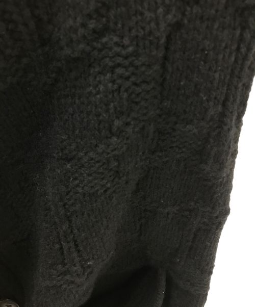 COACH（コーチ）COACH (コーチ) シグネチャーニットカーディガン ブラック サイズ:Mの古着・服飾アイテム