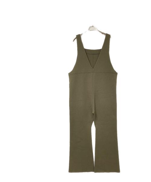 IENA（イエナ）IENA (イエナ) スーパー160スムースニットサロペット カーキ サイズ:36の古着・服飾アイテム