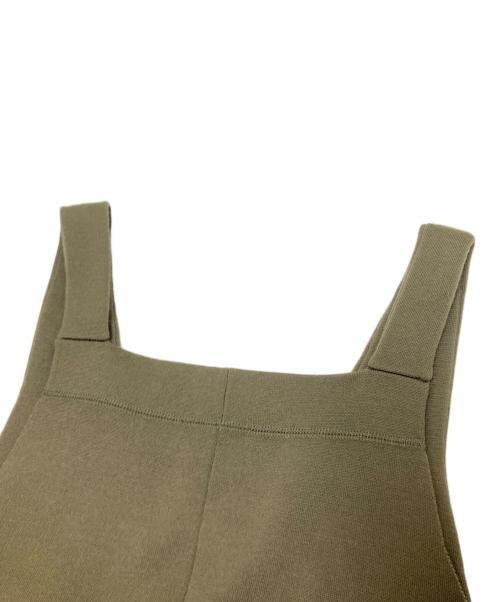 IENA（イエナ）IENA (イエナ) スーパー160スムースニットサロペット カーキ サイズ:36の古着・服飾アイテム