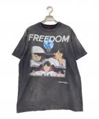 SAINT MICHAELセントマイケル）の古着「FD SS TEE FREEDOM」｜グレー