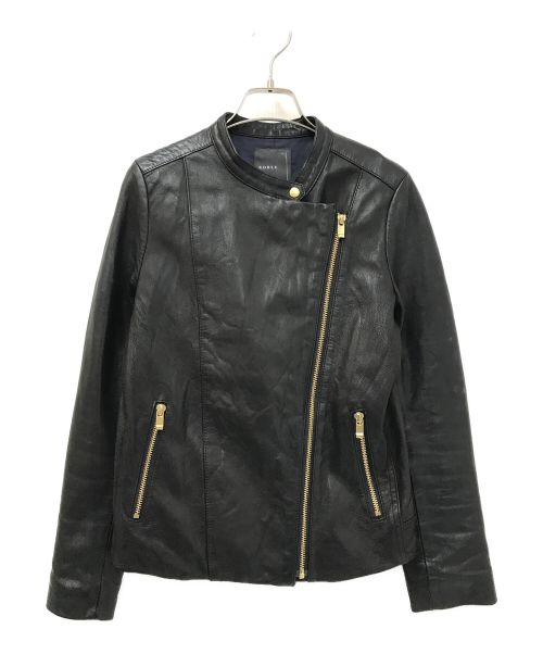 Noble（ノーブル）Noble (ノーブル) ダブルライダースジャケット ブラック サイズ:36の古着・服飾アイテム
