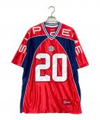 SUPREMEシュプリーム）の古着「Paneled football jersey」｜レッド×ネイビー