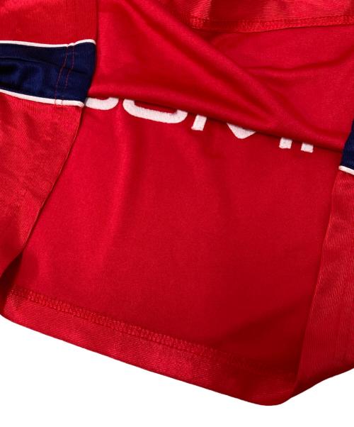 SUPREME（シュプリーム）SUPREME (シュプリーム) Paneled football jersey レッド×ネイビー サイズ:Mの古着・服飾アイテム