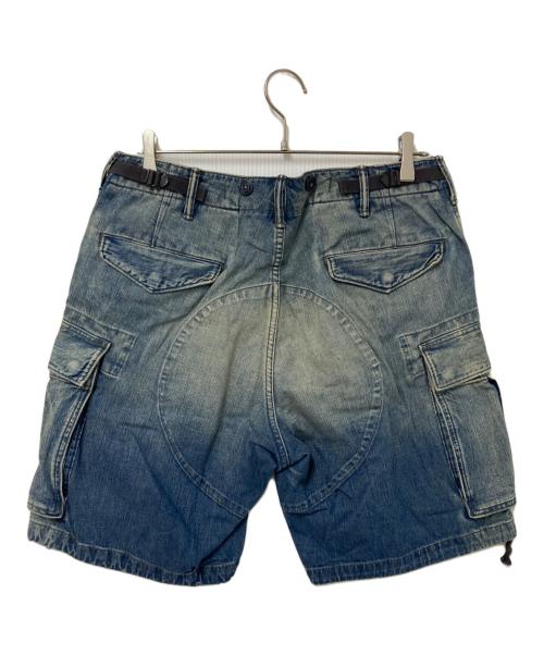 RRL（ダブルアールエル）RRL (ダブルアールエル) DENIM CARGO SHORTS インディゴ サイズ:W31の古着・服飾アイテム