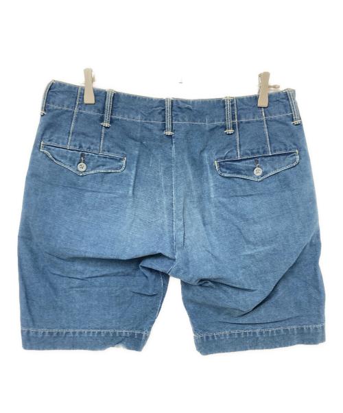 RRL（ダブルアールエル）RRL (ダブルアールエル) ショートパンツINDIGO DYE OFFICERS CHINO SHORTS インディゴ サイズ:W32の古着・服飾アイテム