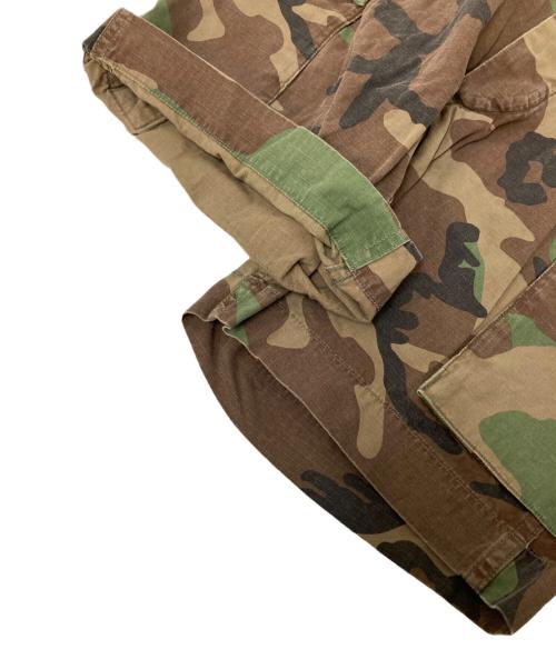 RRL（ダブルアールエル）RRL (ダブルアールエル) SH-CARGO COTTON RIPSTOP ブラウン×グリーン サイズ:W31の古着・服飾アイテム