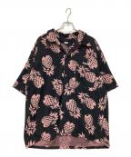 SEQUELシークエル）の古着「OPEN COLLAR SHIRT」｜ブラック