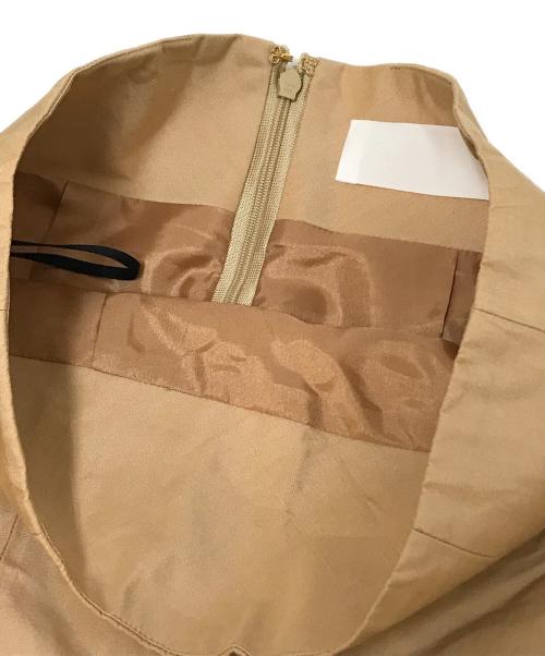 Mame Kurogouchi（マメクロゴウチ）Mame Kurogouchi (マメクロゴウチ) Cotton Silk Nep Mermaid Skirt ベージュ サイズ:1の古着・服飾アイテム