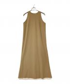 Mila Owenミラオーウェン）の古着「レイヤードヘムアメスリワンピ」｜ブラウン