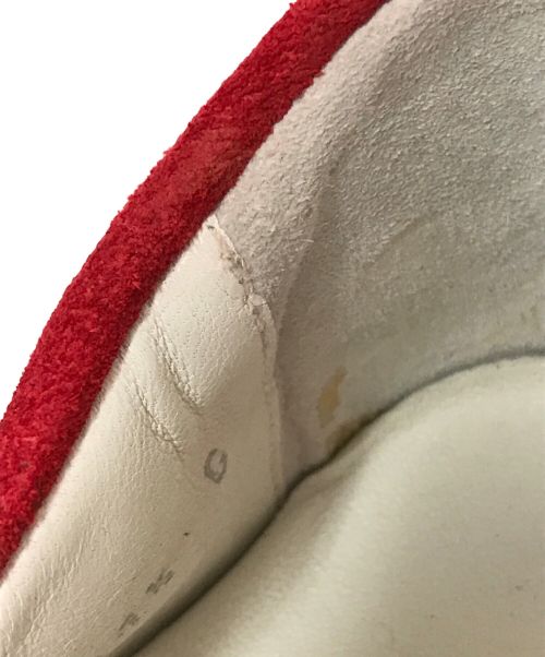 GUCCI（グッチ）GUCCI (グッチ) スウェードドライビングシューズ レッド サイズ:11 1/2の古着・服飾アイテム